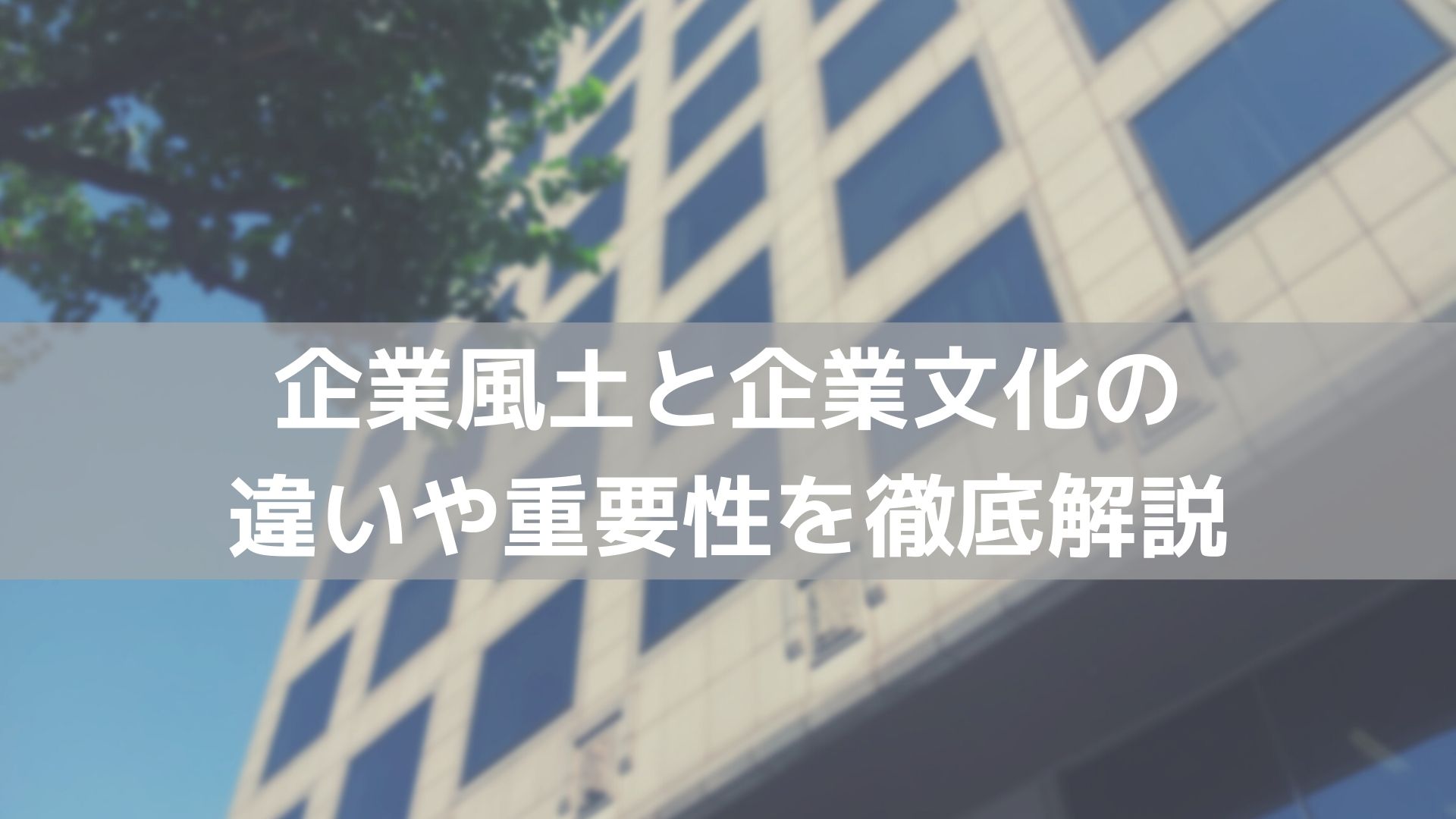 企業風土と企業文化の違いや重要性を徹底解説 | コラム | スキル管理